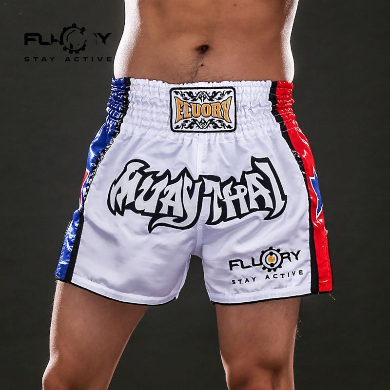 FLUORY Muay Thai Fight Shorts,MMA Shorts Clothing Training Cage Fighting Grappling Martial Arts Kick Boxing Short Clothing - Image 3